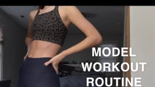 'MY FITNESS JOURNEY // MODEL WORKOUT ROUTINE'