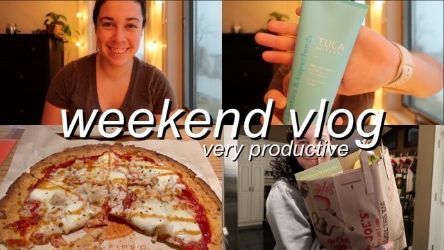 'Productive Weekend Vlog | Orange Theory Fitness + Trader Joes Haul + Dance Classes + Food'