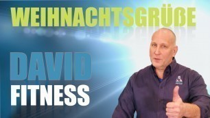 'Weihnachtsgrüße aus dem DAVID Fitness Lock down, Fitnessstudios weiterhin geschlossen...'