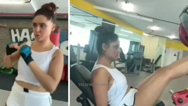 'Actress Sony Charishta GYM Workout Video||Heroine Sony Charishta Yoga Video||Tollywood Nagar'