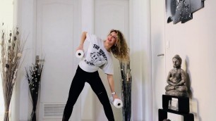 'Videlina Bochukova, Rouleaux PQ Fit Home Fitness, cardi-trainnig femme enceinte 29/03/2020'