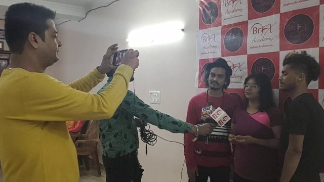 'Interview Mrs Mili Gupta Director at Brix Fitness & Dance Academy with her team.'