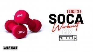 'Soca Workout Mix 2020 | High energy, power soca vibes for fitness! Music powered by DJ FASMWA'