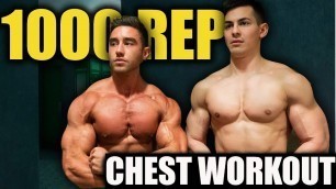 '1000 REP CHEST WORKOUT CHALLENGE | Zac Perna & Faze Censor'