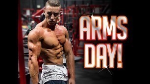 'Zac Perna | Arms Workout & Haircut |'