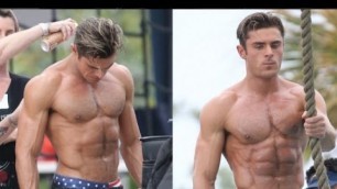 'Zac Efron Fitness Transformation Baywatch (Featuring The Rock & Zyzz)'