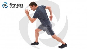 'No Equipment HIIT Cardio Home Workout - Quick and Intense HIIT'