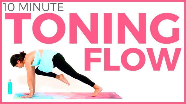 '10 minute Power Morning Yoga for Weight Loss & TONING |  Sarah Beth Yoga'