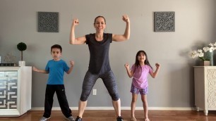 'Kids workout & worship | Christian Fitness'