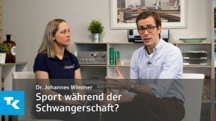 'Darf ich während der Schwangerschaft Sport machen? | Dr. Johannes Wimmer'