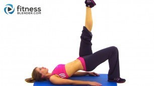 'Fitness Blender Butt & Thigh Workout - 20 Minute Bodyweight Workout'