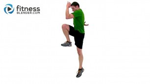 'Plyometric and Cardio HIIT for Legs - Fitness Blender HIIT Plyo Workout'