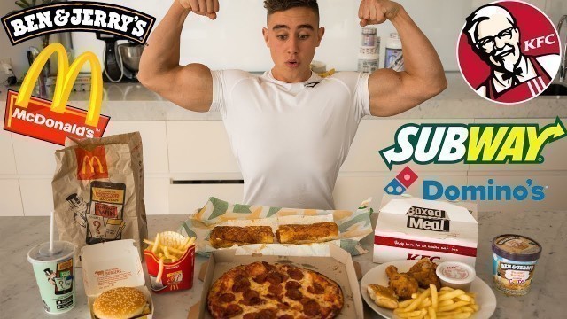 'EVERY FAST FOOD CHALLENGE | Epic Cheat Meal | Zac Perna'