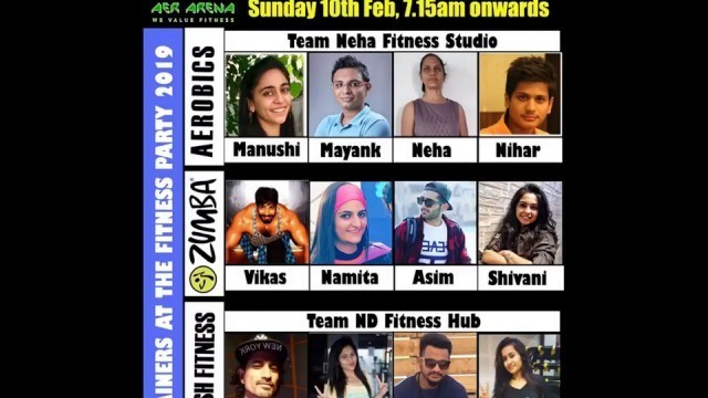 'HL FITNESS PARTY 2019 by ( AER ARENA ) Arobic | zumba | crush fitness'