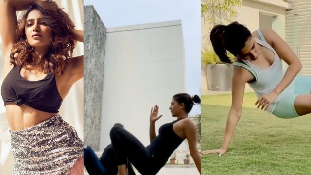 'Samantha Akkineni trending full body workout video | Fitness level 