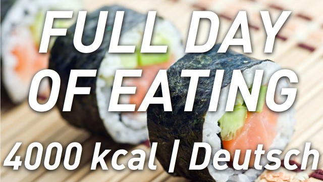 'Full Day of Eating #2 - Fitness & Bodybuilding Ernährung für Muskelaufbau Deutsch COOKED & SHREDDED'