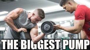 'HUGE ARMS WORKOUT | ft. Nicolas Iong | Zac Perna'