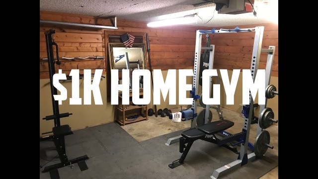 '$1K HOME GYM TOUR'