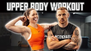 'OBERKÖRPER Workout für Zuhause | Männer und Frauen Trainingsplan (ft. LISA SCHMITT)'