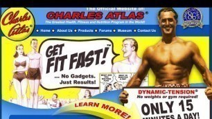 'AMERICA\'S FIRST BODYBUILDER-FITNESS STAR : CHARLES ATLAS'