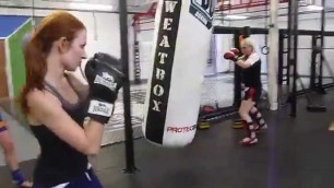 'Women\'s Boxing Fitness Class at SB Fitness Bedminster Bristol'