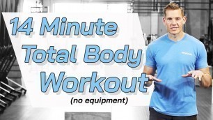 'No equipment workout (under 15 mins)'