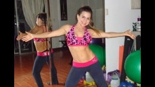 'Aerobics Cardio En Casa  c Monica Sancio Mediano Alto Impacto lifestyle fitness wellness fit'