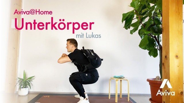 'Aviva@Home – Unterkörper HomeWorkout mit Lukas'