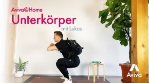 'Aviva@Home – Unterkörper HomeWorkout mit Lukas'