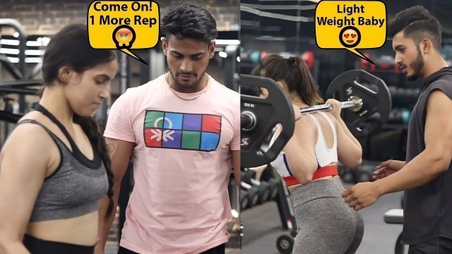 'Workout Motivation with Fitness Girls ft. @Sam Khan || FitManjeet'