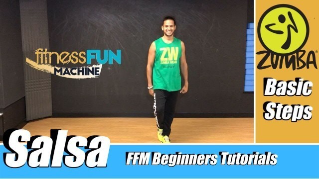 'Salsa Beginner Steps - Zumba Tutorial- Salsa Dance'