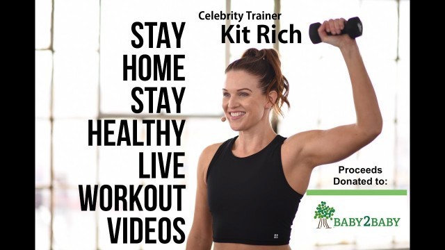 'DA7 16 (BONUS) Cardio Core and Arms with Kit Rich- Stay Home Stay Healthy BONUS CLASS- 30 mins'