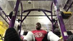 'Shoulder workout at Planet Fitness (warm-up)'