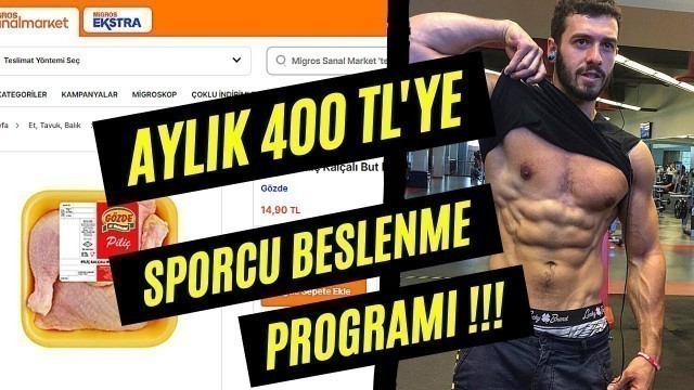 'Türkiye’nin EN UCUZ SPORCU BESLENMESİ !! (AYLIK Sadece 400TL)'