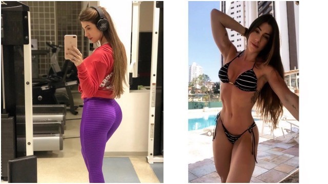 'Brazilian Model Tati Amado Gym Workout Female Motivation'