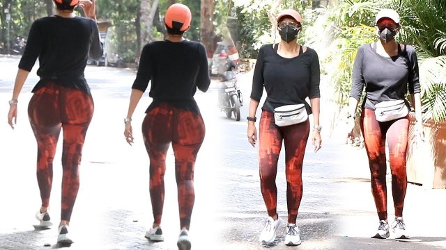 'Mandira Bedi @Stunning look In Gym Outfit As She Snapped At Bandra'