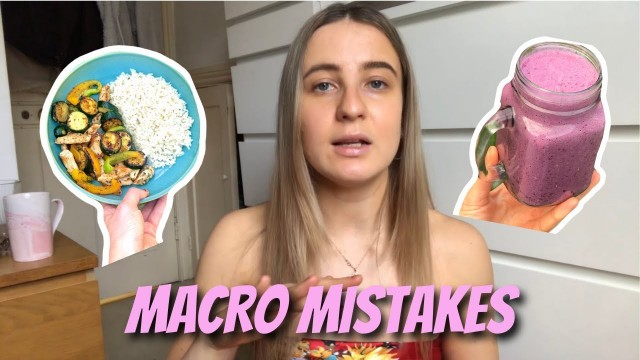 'TOP 5 TRACKING MACROS MISTAKES | My Fitness Pal Mistakes'