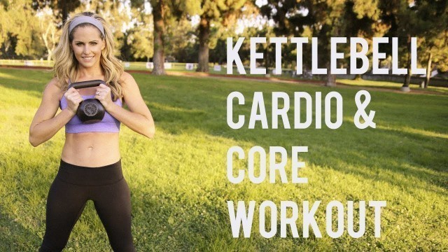 '30 Minute Kettlebell Cardio Core Workout--Blast Fat and Sculpt Abs'