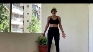 'Mandira bedi hot workout || real bollywood'