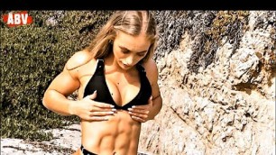 'MUSCLE GIRL PERFECT FLEX GUUSJE VAN GEEL, WORKOUT MOTIVATION'