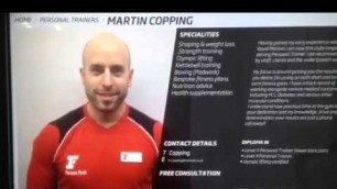 'Martin Copping Personal Training @ Fitness First Ipswich'