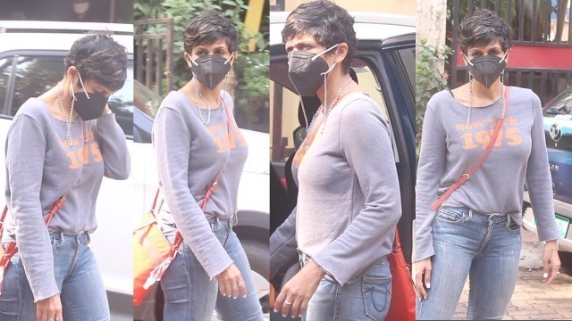 'MANDIRA BEDI SPOTTED AT BANDRA'