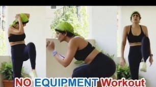 'Mandira Bedi\'s HARDCORE NO EQUIPMENT Workout Routine To Stay FIT'