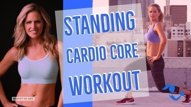 '26 Minute Standing Cardio Core Workout---No Equipment At Home Workout for Fat burning and toning'