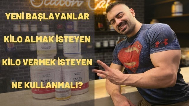 'PARANI DOĞRU HARCA ! YENİ BAŞLAYAN-KİLO VERMEK-KİLO ALMAK İSTEYEN NE KULLANMALI ? (SUPPLEMENT)'