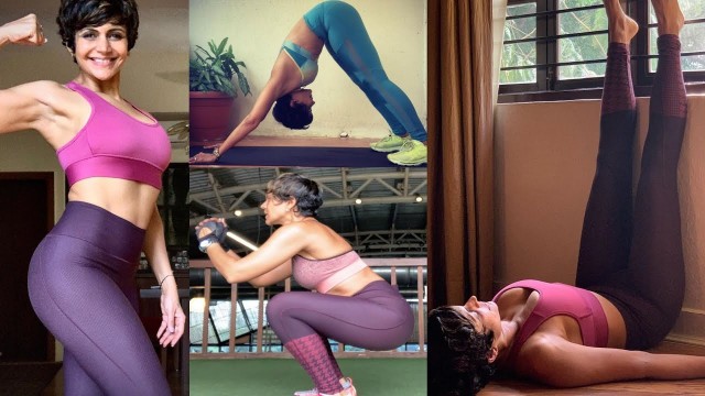 'Mandira bedi doing workout for WEIGHT LOSS during Lockdwon /mandira bedi latest workout'