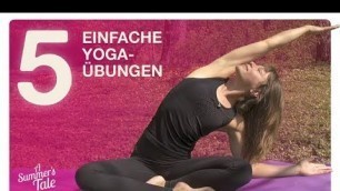 '5 einfache Yoga-Übungen für Anfänger im Alltag'