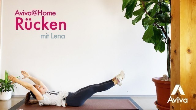 'Aviva@Home – Rücken HomeWorkout mit Lena'