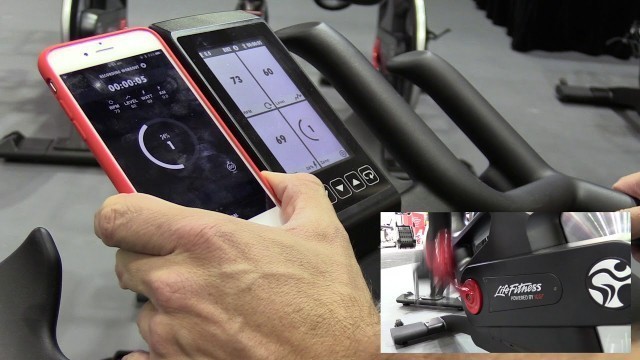 'Life Fitness - \'ICG Training App\' demo for \'IC7 indoor bikes\''