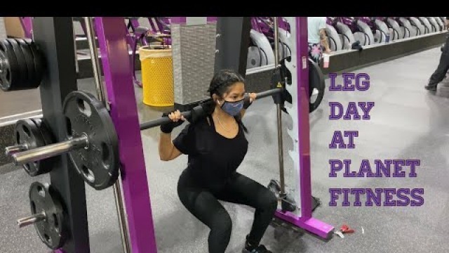 'LEG/GLUTE WORKOUT AT PLANET FITNESS'